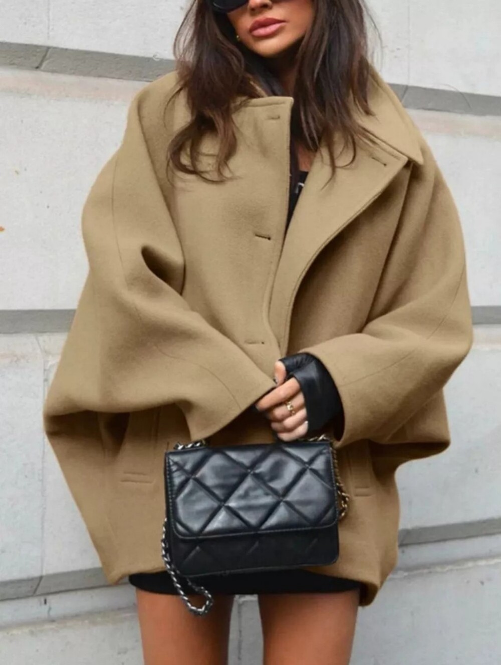 Button Up Long Sleeve Coat